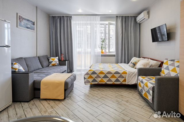

Квартира-студия, 32 м², 3 кровати