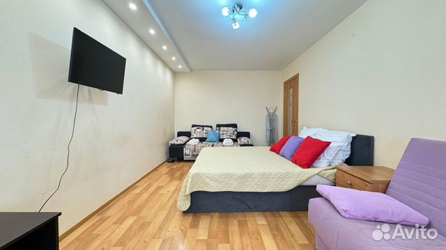 

1-к. квартира, 42 м², 2 кровати