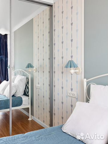 

1-к. квартира, 38 м², 2 кровати