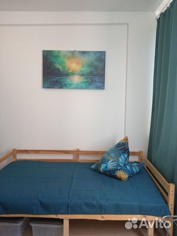 

Квартира-студия, 18 м², 2 кровати