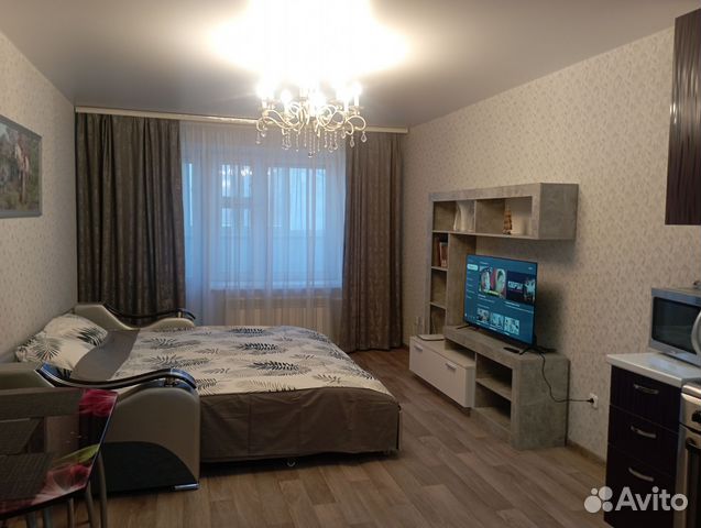 

Квартира-студия, 30 м², 1 кровать