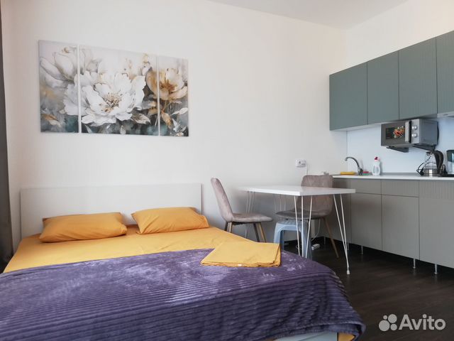 

Квартира-студия, 25 м², 2 кровати