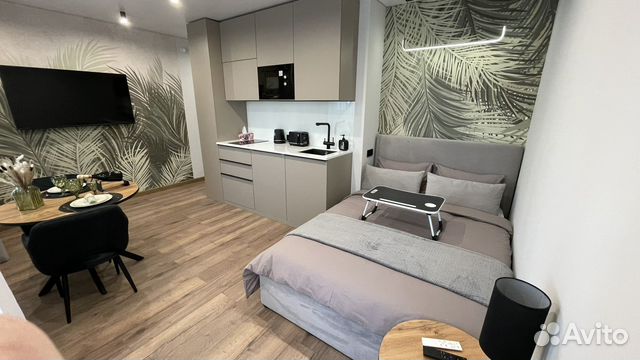 

Квартира-студия, 24 м², 2 кровати