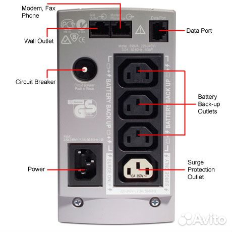 Apc back ups cs650 схема