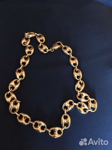 Серебряная цепь-колье