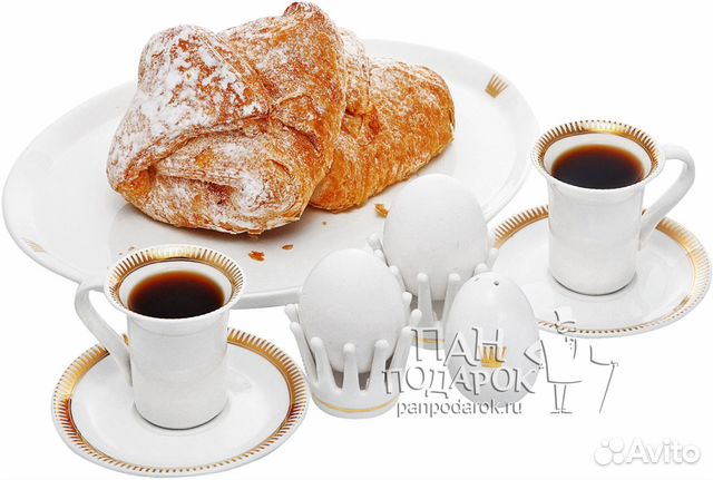 Набор для завтрака Утро по-королевски сервиз новый— фотография №4