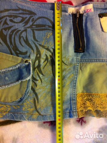 Юбка джинсовая 46-48 р Юбка джинсовая 46-48 р
