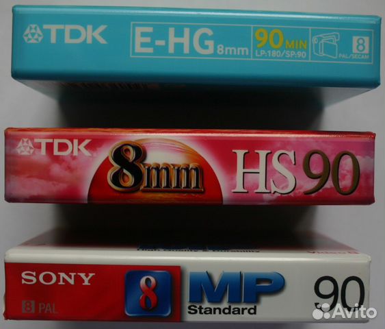 Видеокассеты, Video 8 - кассеты, видео кассеты