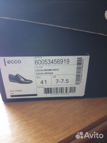 Ботинки ecco