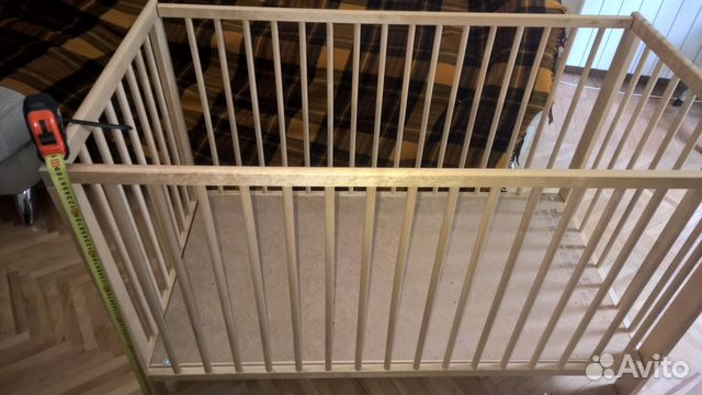 Кроватка Манеж детская IKEA с латексным матрасом