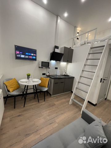 

Квартира-студия, 22 м², 2 кровати