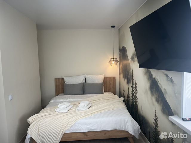

Квартира-студия, 33 м², 2 кровати