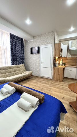 

Квартира-студия, 28 м², 2 кровати