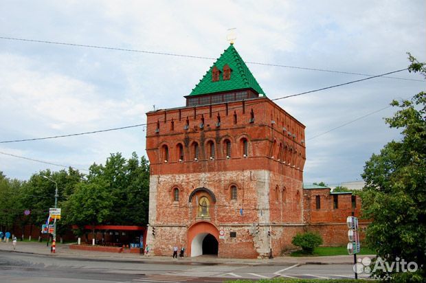 Дмитриевская башня нижегородского кремля рисунок