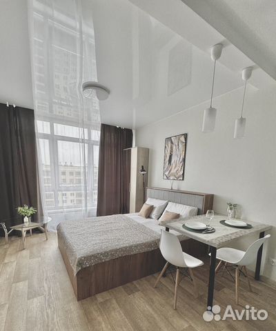 

Квартира-студия, 30 м², 1 кровать
