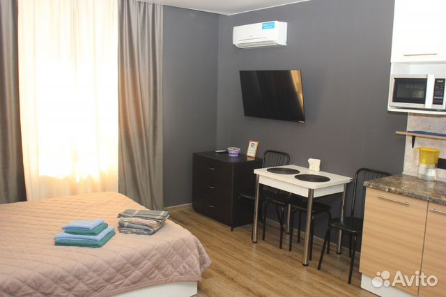 

Квартира-студия, 28 м², 2 кровати