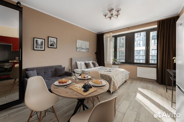 

Квартира-студия, 30 м², 2 кровати