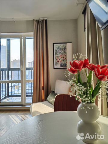 

Квартира-студия, 32 м², 1 кровать