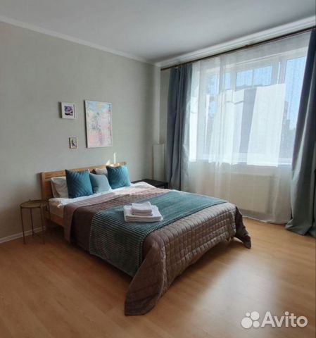 

1-к. квартира, 38 м², 2 кровати