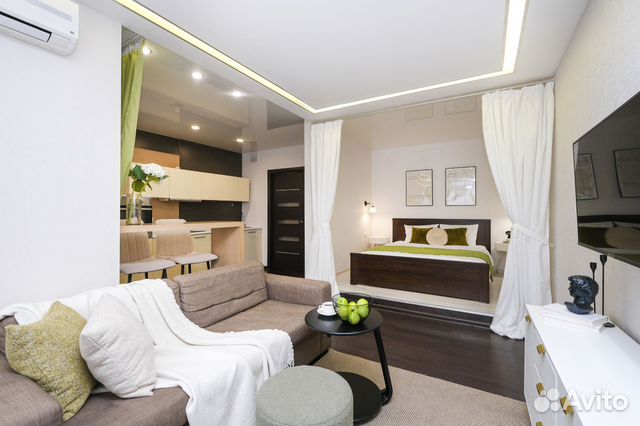 

Квартира-студия, 40 м², 2 кровати