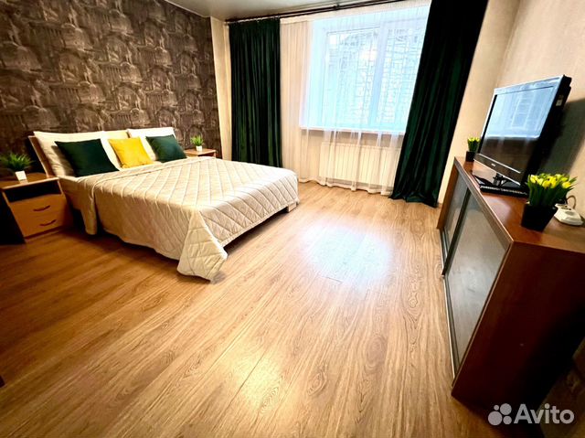 

1-к. квартира, 55 м², 2 кровати