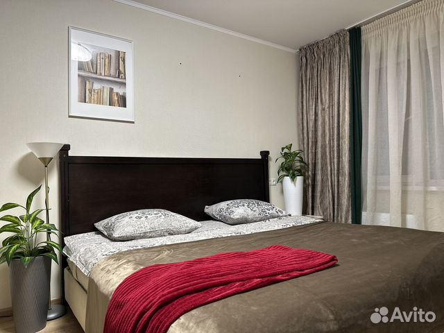 

1-к. квартира, 42 м², 2 кровати