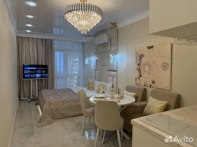 

Квартира-студия, 30 м², 3 кровати