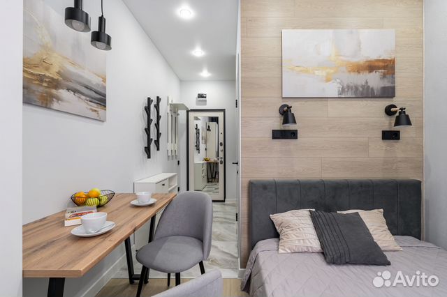 

Квартира-студия, 17 м², 1 кровать