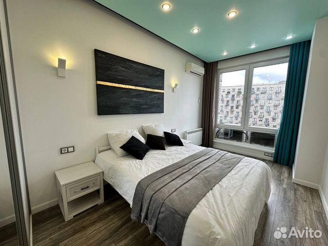 

1-к. квартира, 44 м², 2 кровати