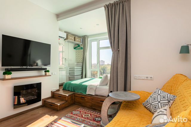 

Квартира-студия, 25 м², 1 кровать