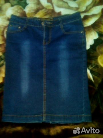 Юбка джинсовая