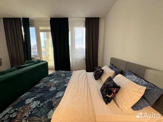 

Квартира-студия, 40 м², 2 кровати