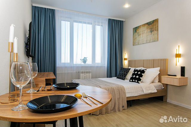 

Квартира-студия, 22 м², 2 кровати