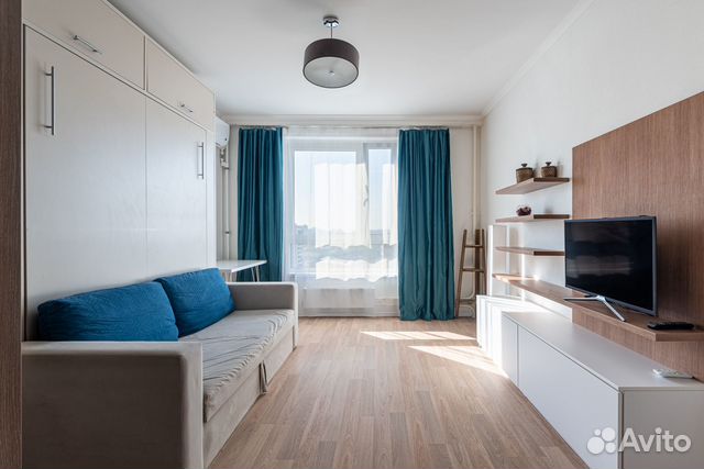 

Квартира-студия, 34,6 м², 1 кровать