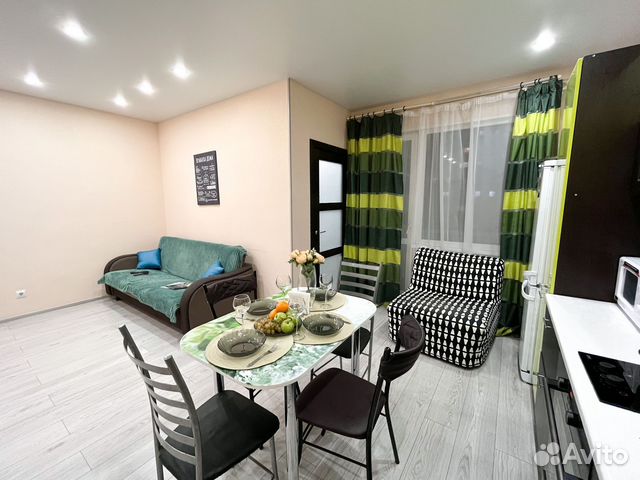 

1-к. квартира, 42 м², 3 кровати