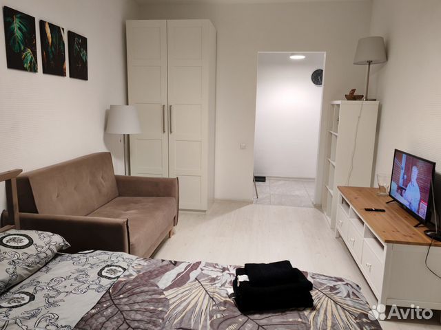 

1-к. квартира, 40 м², 2 кровати