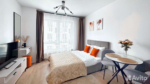 

Квартира-студия, 25 м², 1 кровать