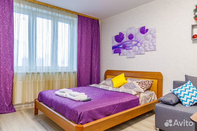

1-к. квартира, 50 м², 3 кровати