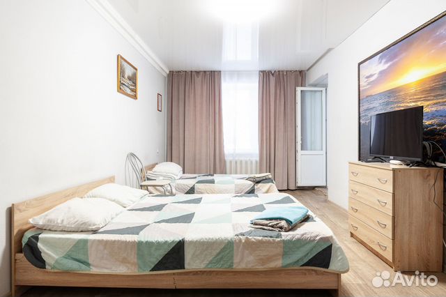 

3-к. квартира, 66 м², 2 кровати