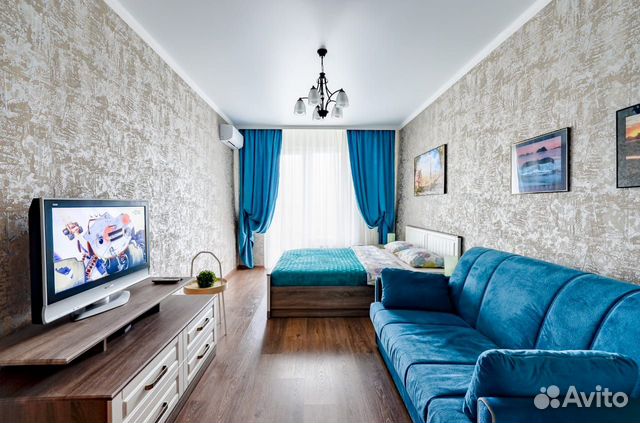 

1-к. квартира, 48 м², 3 кровати