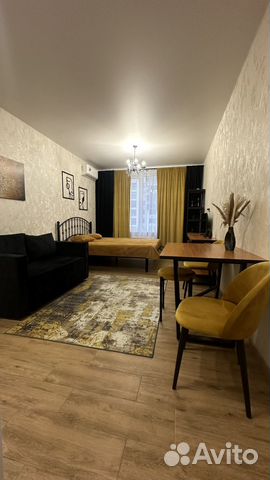 

Квартира-студия, 30 м², 2 кровати