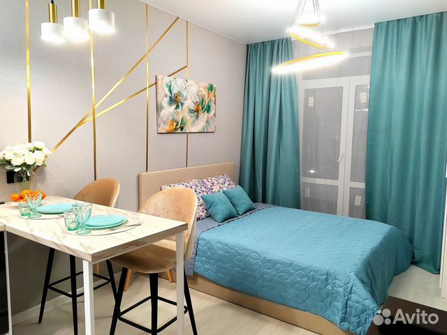 

Квартира-студия, 20 м², 2 кровати