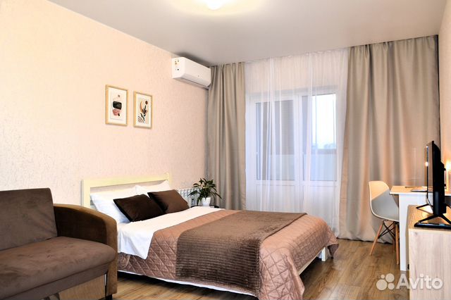 

1-к. квартира, 34 м², 2 кровати
