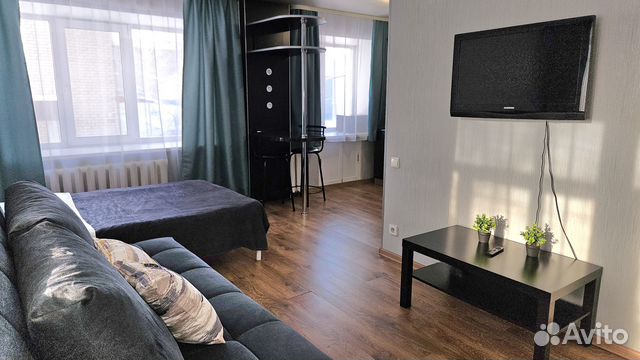 

Квартира-студия, 30 м², 2 кровати