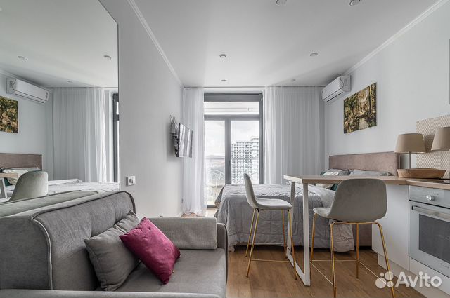

Квартира-студия, 20,8 м², 2 кровати