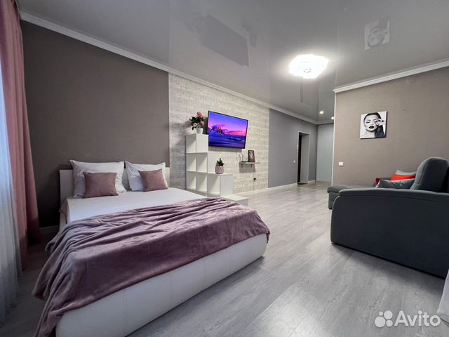 

1-к. квартира, 54 м², 2 кровати