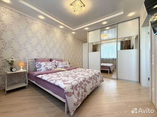 

1-к. квартира, 44 м², 2 кровати