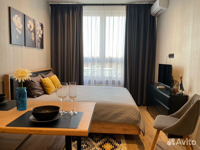 

Квартира-студия, 23 м², 1 кровать