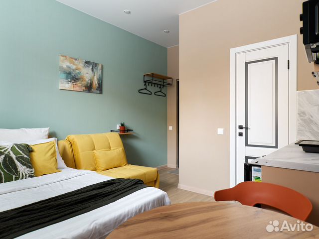 

Квартира-студия, 14,4 м², 2 кровати
