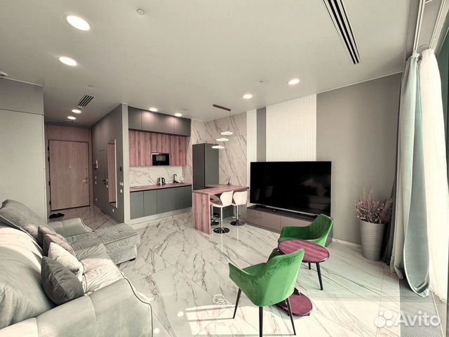 

Квартира-студия, 48 м², 1 кровать